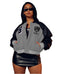 Perl Printed Fleece Hoodie Leather Stitching Baseball Coat for Women INS Winter Jackets High Street Wear 2023