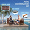 Outdoor Courtyard Furniture Set with Table, Wicker Courtyard Set for Small Tavern, 2-Piece Set