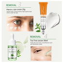JoyPretty Acne Treatment Face Cream Tea Tree Serum Cleaning Pimple Acne Removal Repair Pores Korean Cosmetics Skin Care Kit 6pcs
