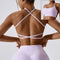 Cloud Hide Sexy Back Sports Bra Women Yoga Crop Top Home Fitness Workout Underwear Dancing Vest Plus Size Running Cycling Shirt