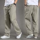 95%Cotton Men's Cargo Pants Summer Work Wear Spring New In Large Size Casual Climbing Joggers Sweatpants Hombre Autumn Trousers