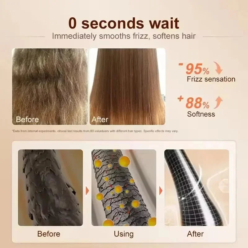 Magical Keratin Hair Mask 5 Seconds Repair Damaged Frizzy Hair Soft Smooth Shiny Nutrition Deep Moisturize Nourishing Hair Care