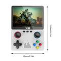 X6 Game Console Retro Video Game Console 3.5/4'' IPS Screen Portable Handheld Game Player 10000+ Classic Games Children Gifts