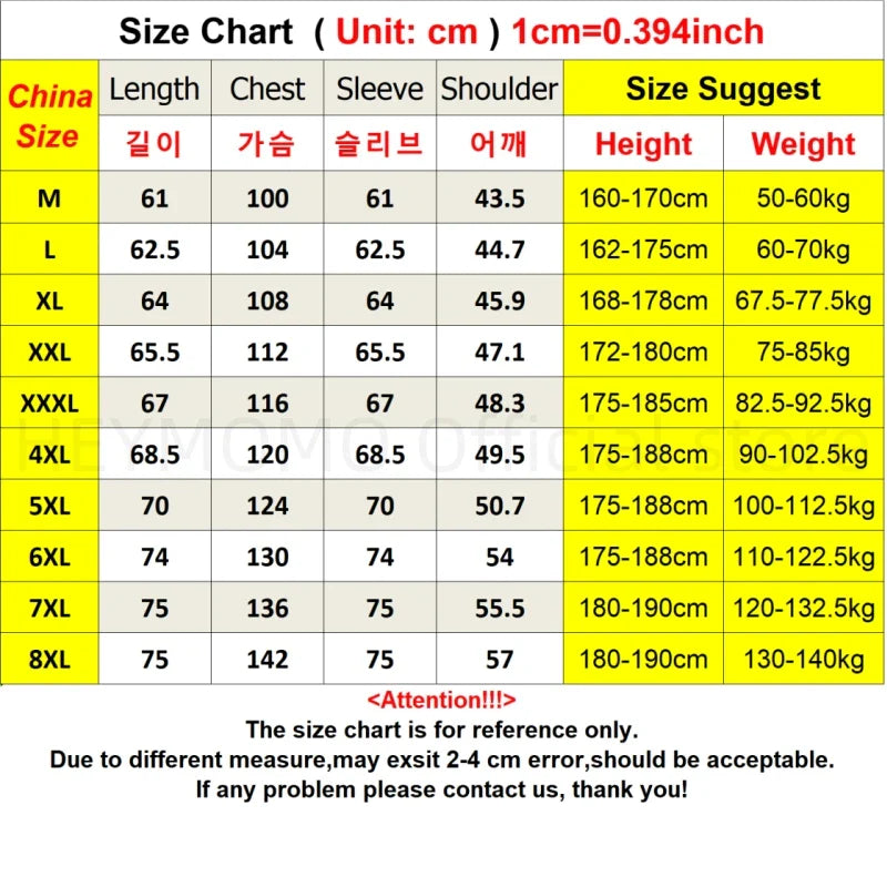 Plus Size Jacket for Men Autumn Spring Windbreaker 5XL 6XL 7XL 8XL Casual Sport Coat Man Big Size Clothing 40-140kg Can Wear