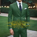 2025 Fashion Suit Sets For Men Evening Dinner Slim Fit Blazer Pants 3 Pieces Elegant Male Formal Outfits