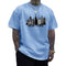 Men's Suit New York PrintingTT-shirt Casual Fashion All-Matching round Neck Half Sleeve