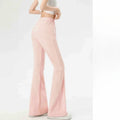Matching Basic Women's Sweatpant Casual Lady's Sportswear New In Female Flare Pants Drawstring Wide Leg Pant Boot Cut Trousers