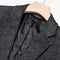 Classic Casual Sheepskin Blazers For Men Slim Fit Luxury Jacket Winter Quality Smooth Comfortable Pocket Leather Terno Masculino