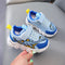 LED Children Cute Cartoon Boys Casual Sneaker for Children Shoes Girl Mesh Breathable Lighting Shoes Baby Illuminated Shoe
