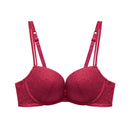 Front Buckle Three-Quarters Cup Bra Without Steel Support Sexy Beauty Back Comfortable Personality Underwear