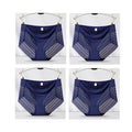 4pcs Sexy Lace Panties Women's Underpants Large Size Mid-Rise Waist Briefs Breathable Lift buttocks Female Underwear