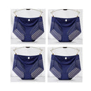 4pcs Sexy Lace Panties Women's Underpants Large Size Mid-Rise Waist Briefs Breathable Lift buttocks Female Underwear