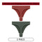 CINOON 2Pcs/Lot Women Sexy 5 Color Panties Low-waist Comfort Underwear G String Thong Breathable Lingerie Temptation Intimates