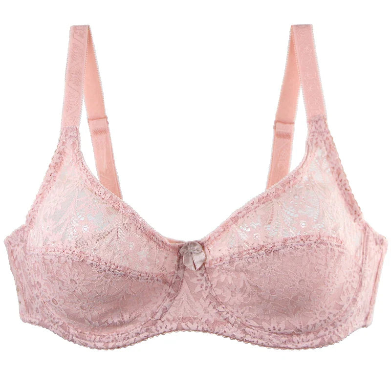 2024 New Lace Bras Ultra ThinThick Underwear Plus Size 34/75 36/80 38/85 40/90 42/85 44/100 46/105 CDE Cup ﻿Lingerie