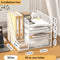 Office desktop file rack metal bookstand Multi-function integrated storage rack Office supplies folder storage box Multi-layer