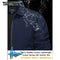 TACVASEN Lightweight Work Jackets Mens Classic Tunic Style Zipper Pockets Bomber Jackets Full Zip Spring Fall Jacket Outwear