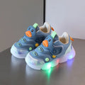 Baby Shoes with Lights on Women New Breathable Mesh Soft Soled Baby Walking Shoes Children Sports Luminescent Shoes Boy Newborn