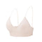 Nylon Fitness Yoga Top Deep V Sexy Triangle Cup Bralette Boneless Sports Bra Red Seamless Push Up Bra Women's Tube Top Crop Top