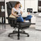 Big and Tall Office Chair, High Back Reclining Offices Desk Chairs with Wide Seat, Arms, Footrest, Office Chair