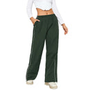 Y2K Baggy Cargo For Women Drawstring Elastic Low Waist Parachute Sweatpants Loose Hippie Pants Trousers