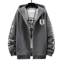 Angel Wings Personality Pattern Female And Man Zip Hoodies Harajuku Fleece Hooded Fashion Casual Pullovers Hip Hop Loose men Top