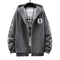 Angel Wings Personality Pattern Female And Man Zip Hoodies Harajuku Fleece Hooded Fashion Casual Pullovers Hip Hop Loose men Top