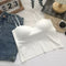 Summer Vest Tops Sleeveless Cotton Bustier Soft Elastic Washable Wear-resistant Bra Vest Women Crop Top Seamless Bralette Tees