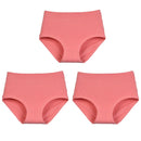 3Pcs Women's Cotton High Waist Panties Underwear Female Large Intimate Lingerie Briefs Woman Underpants Panty Panti New 2025