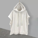 2023 Spring New Fashion T-shirt Suit Men's All-match Hooded Men's Vest Shoulder Vest All-match Boutique Clothing Simple Style