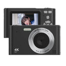 4K Digital Camera Camcorder 48MP Digital Video Camera 2.4" Screen 16X Digital Zoom Anti-shake Face Detection Beauty Effect