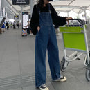 Autumn 2024 New Korean-Style Loose-Fit Straight-Leg Jeans High-Waisted Slimming Bell Bottoms Trendy Women's Pants