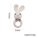 1PC Wooden Baby Rattles Toy Rotating Animal Shaped Matching Blocks Toy Baby Exercise Coordination Puzzle Montessori Toy Kid Gift