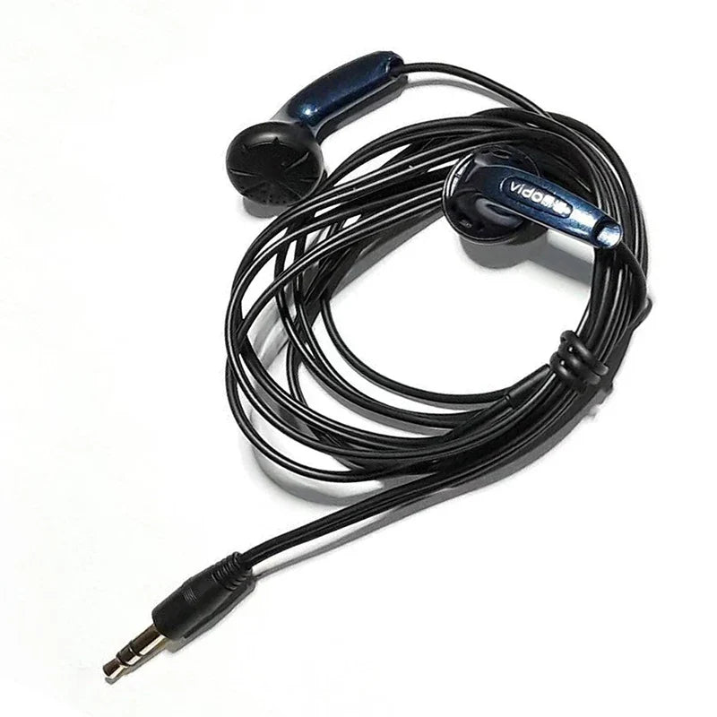 New Vido High Quality Wired Earphones Soundtrack Stereo Headset Game Headset Bass Noise Headphones Study Sports Headphone