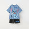 2025 Summer Kids Sets Disney Stitch Printed Tops Tee Shirts For Boys Casual Pullover Clothes Casual Two Piece Suit Child Sets