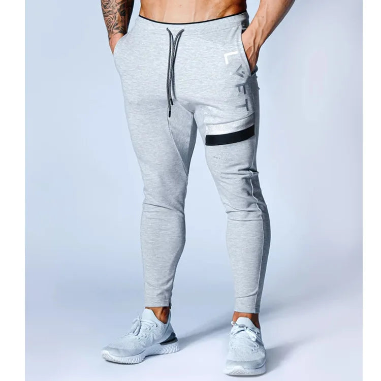 New Men Homme Streetwear Jogger Fitness Bodybuilding  Hombre Sweatpants Trousers Men