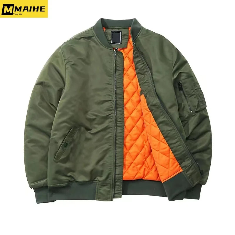 2024 New Thickened Baseball Suit Coat Men's Hip-hop Street Loose Windproof Motorcycle Jacket Autumn and Winter Unisex Warm Parka