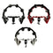 Cymbal Hi Hat Tambourine Stainless Steel Shaker Single Row Bells Percussion Accessories Drum Set Hi Hat for Kids Ensemble KTV