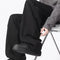 New Korean Fashion Pleated Wide-leg Sweatpants For Men Hip Hop Solid Color Baggy Pants Y2K Streetwear Gray Straight Trousers