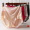 Plus Size Satin Panties Women's New Sexy High Quality Satin Transparent Mesh Women Underwear No Trace Big Briefs Large Sizes