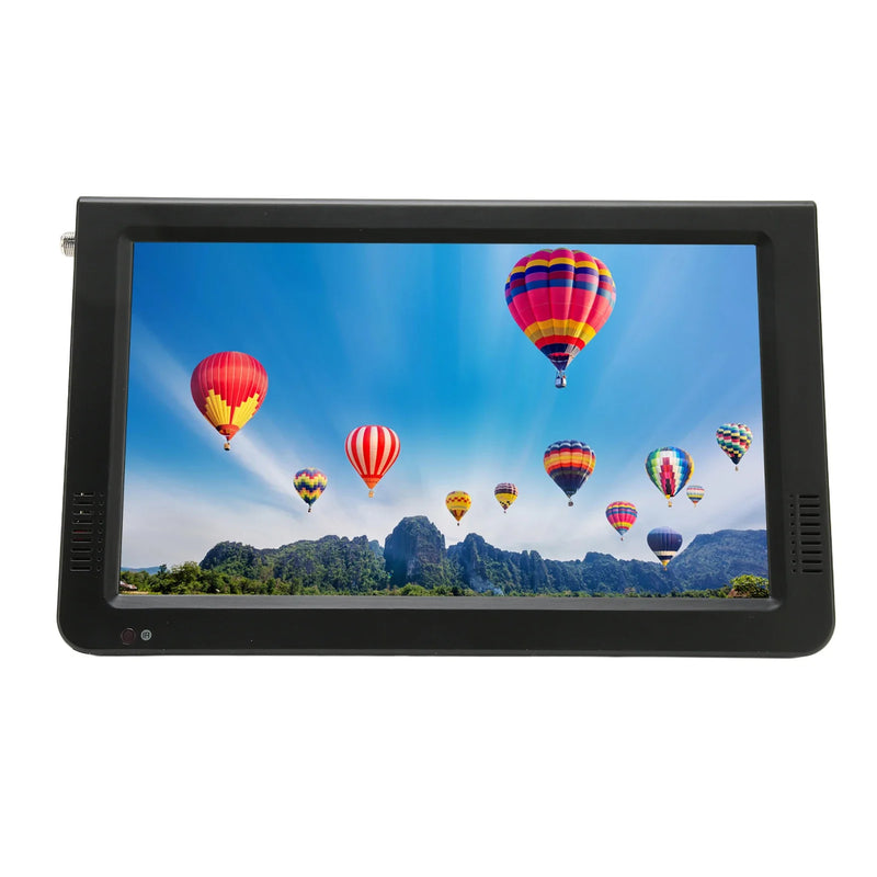 Portable TV Rechargeable High Sensitivity Tuner Support Multi Formats 10 Inch Small ATSC TV Remote Control for Car for Outdoor