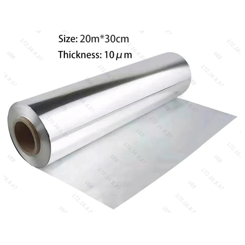 1-5PCS Disposable Tin Foil Paper Food Grade Aluminum Foil Roll Air Fryer Tin Foil Barbecue Oven Baking Paper Kitchen Accessories