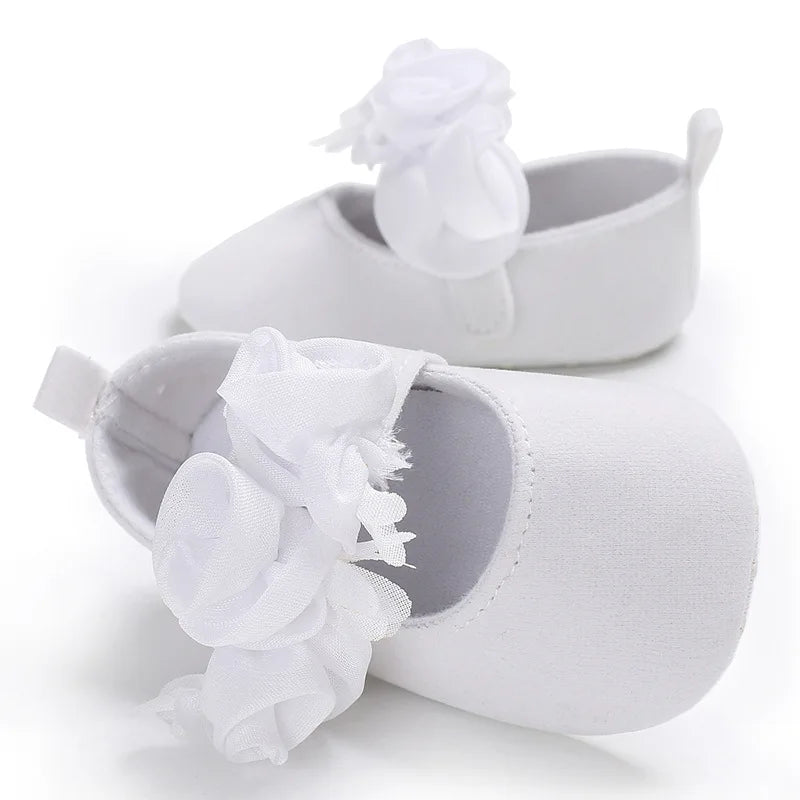 Infant Newborn Soft Sweet Mary Jane Baby Shoes Kids Wedding Party Dress Footwear Children Princess First Walker Baby Girl Shoes