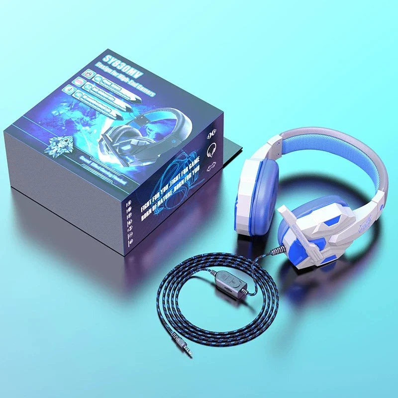 SW-G830 Wired Gaming Headphones With Mic Adjustable PC Bass Stereo Low latency Gamer Headset For PS4 PS5 Xbox Smartphone Laptop