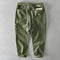 2025 New Spring Autumn Men Pure Cotton Men Cargo Pants Korean Style Male Casual Loose Belt Mid Waist Man Trouser Plus Size 4XL