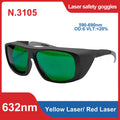 laser glasses 190-2000nm 10600nm OD6 CO2 Laser Protection goggles 1064 532 200-2000nm IPL Laser Safety Glasses  Laser protection