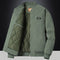 Men's Fashion Casual Warm Corduroy Outwear Men's Thick Cotton Jacket Coat Large Size New Autumn Winter Stand Collar Slim Jacket
