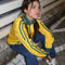 BRASIL Yellow Vintage Jackets Women's Oversized Harajuku Zipper Windbreaker Y2k Streetwear Loose Coats Autumn Trend Sweatshirts