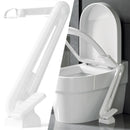 Foot-operated toilet seat lifter
