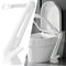 Foot-operated toilet seat lifter