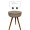 Smart Wireless Charging Coffee Table Bluetooth Stereo Audio Sofa Side Table Music Coffee Table with USB Charger